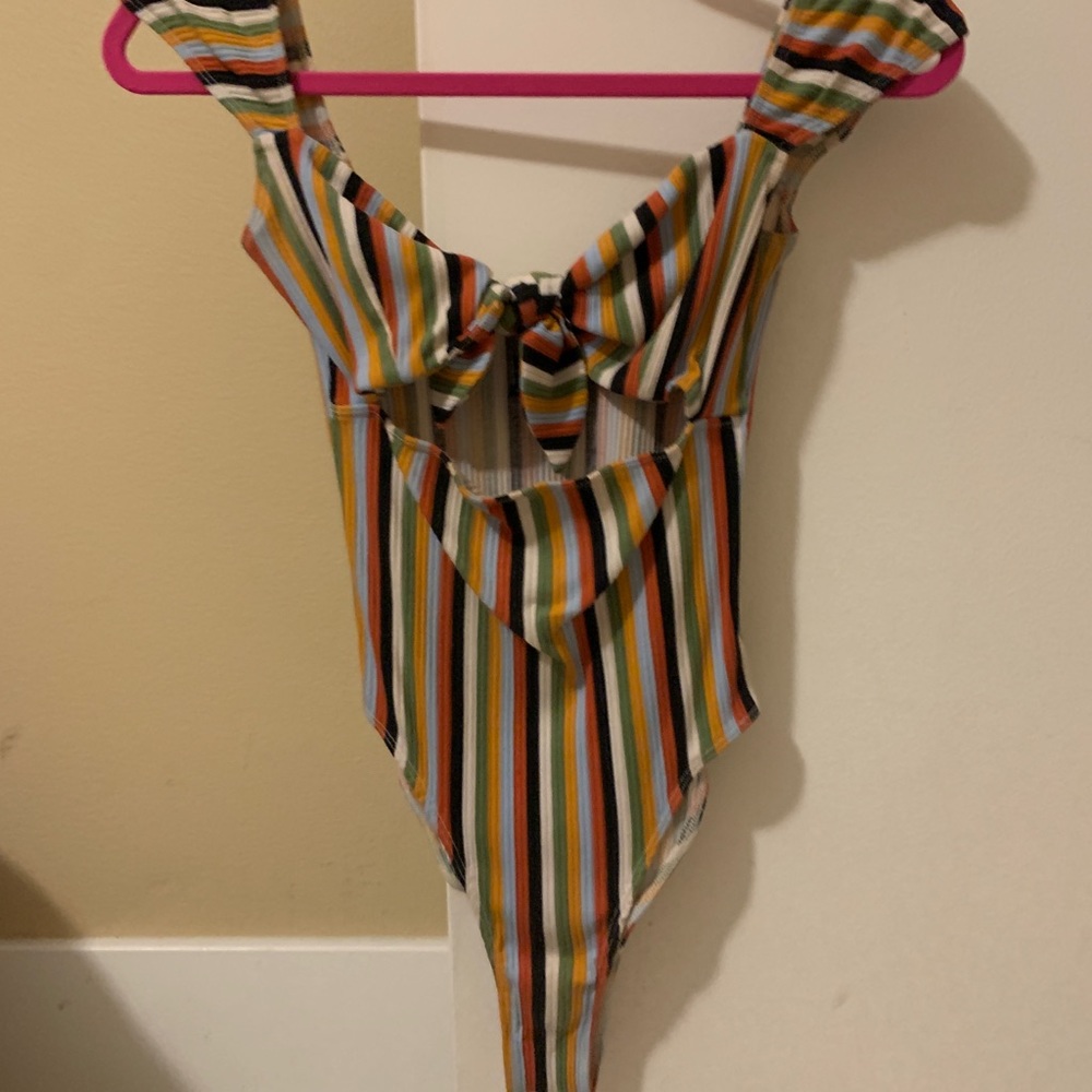 Striped body suit!